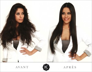 Avant après lissage